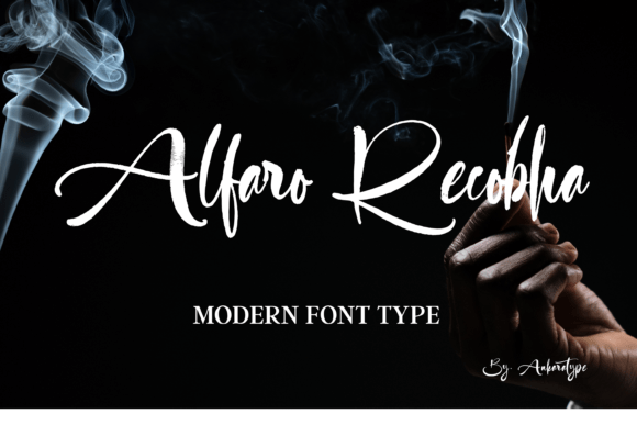 Alfaro Recobha: A Modern Script Font for Web Design