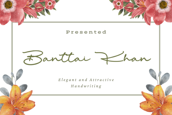 Banttai Khan: The Handcrafted Script Typeface for Bold Branding
