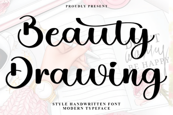 Beauty Drawing Font for Modern Campaigns