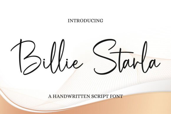 Billie Starla: The Script Font for Modern Campaigns