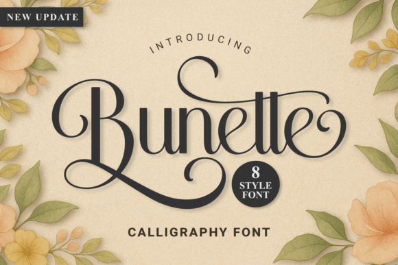 Bunette: The Modern Script Typeface for Luxury Branding