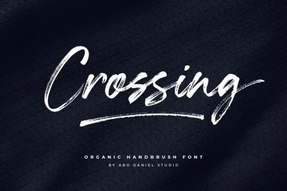 Crossing Typeface for Small Business Branding