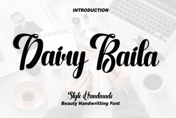 Dairy Baila: Elegant Script Font for Editors
