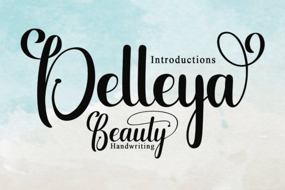 Delleya: A Script Font for Elegant Web Design