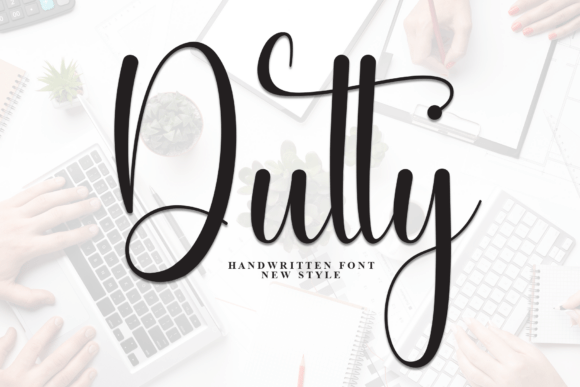 Dutty: A Stylish Script Font for Modern Web Design
