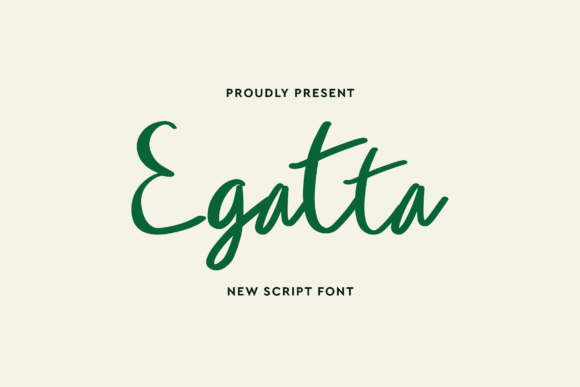 Egatta Font Review: Elegant Script for Branding