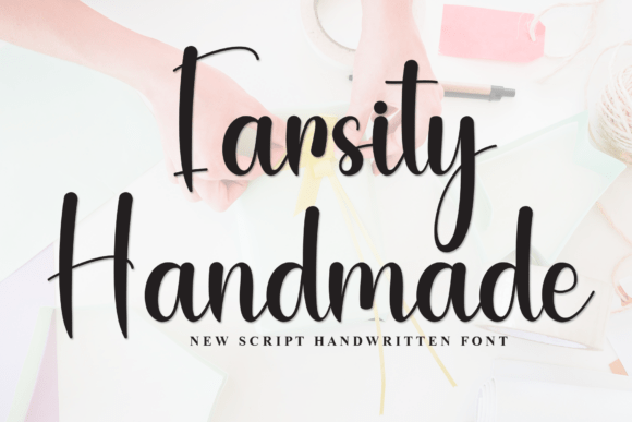 Farsity Handmade: A Script Font for Elegant Branding