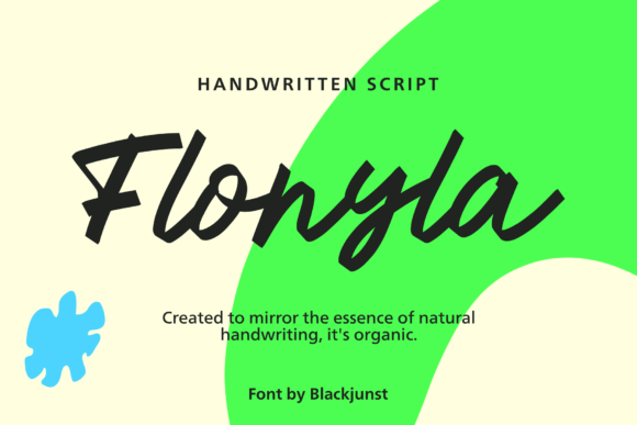 Flonyla: The Perfect Handwritten Script Font for Crafters