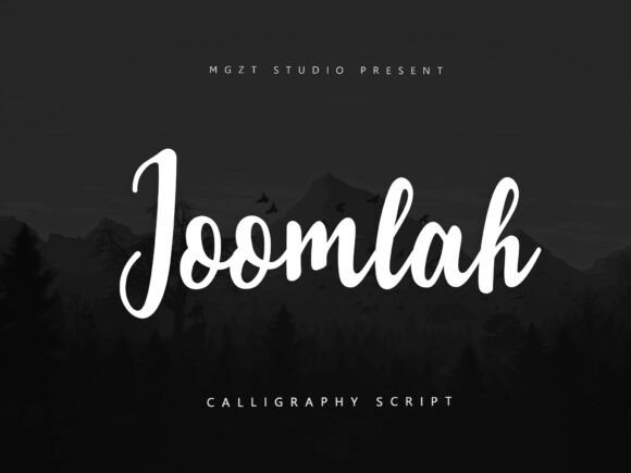 Joomlahscript Regular: A Handwritten Font for Branding