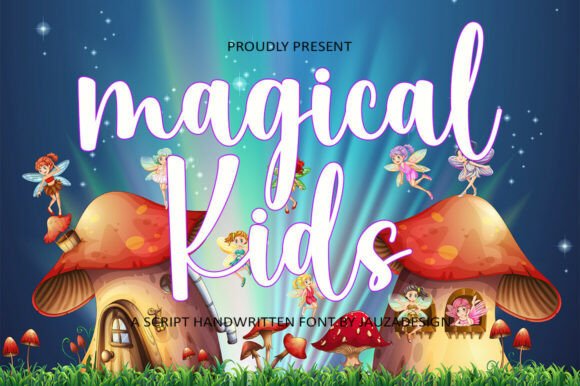 Magical Kids Typeface for Editorial Charm