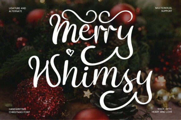 Merry Whimsy Typeface for Festive Editorial Design