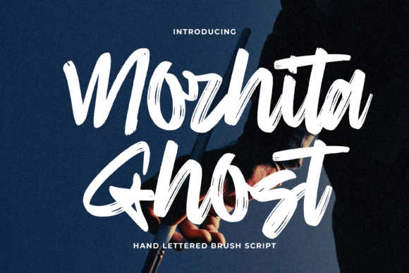 Morhita Ghost: A Bold Brush Typeface for Editorial Design