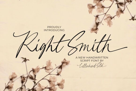 Right Smith: The Script Font for Modern Branding