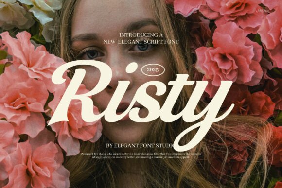 Risty Script Font for Modern Web Design