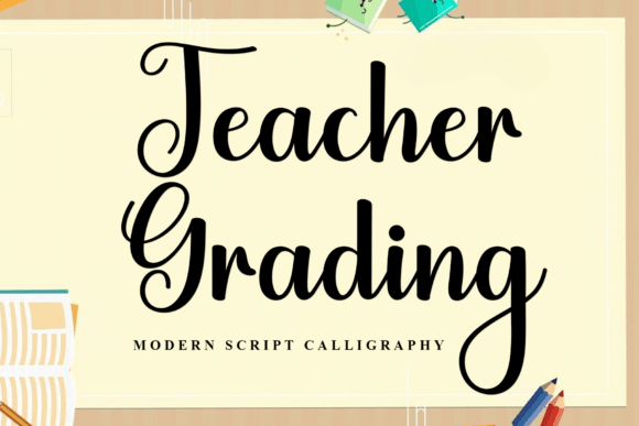 Teacher Grading Font Review for Elegant Branding