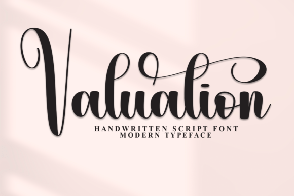 Valuation Font: Elevate Your Brand Identity