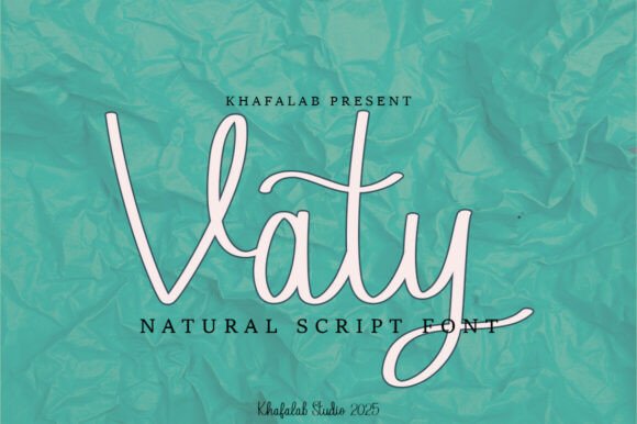 Vaty: A Natural Script Font for Modern Campaigns