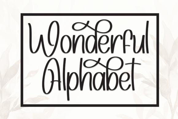 Wonderful Alphabet: A Whimsical Script Font for Web Design